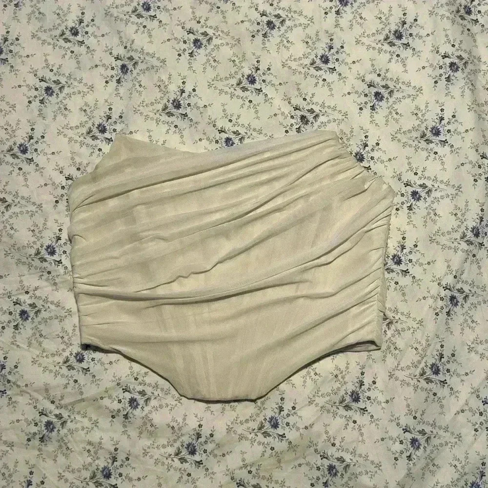 Corset Tube Top White